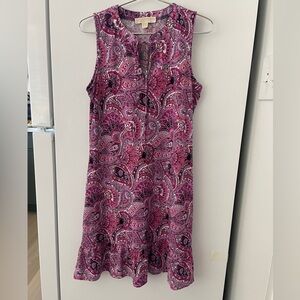 Michael Kors Paisley Pink Sleeveless Dress